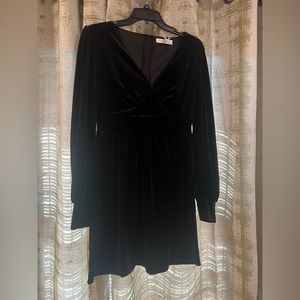 Black Velvet Dress